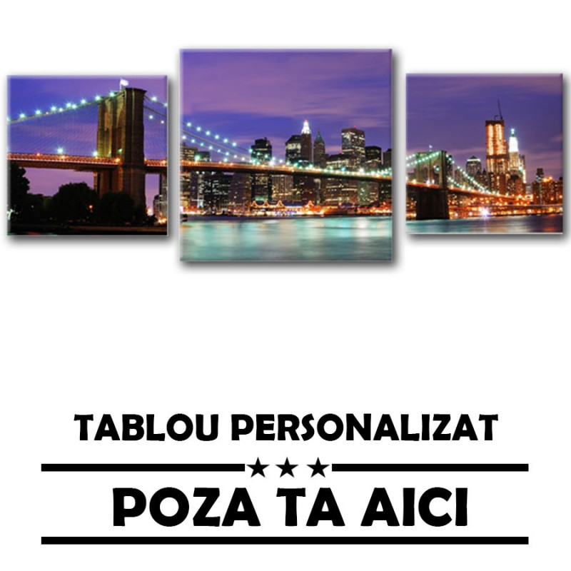 Set Tablouri Multicanvas 3 Piese cu Poza Ta 