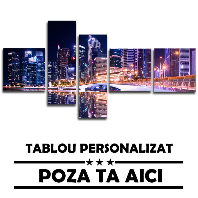 Set Tablouri Multicanvas 5 Piese cu Poza Ta 