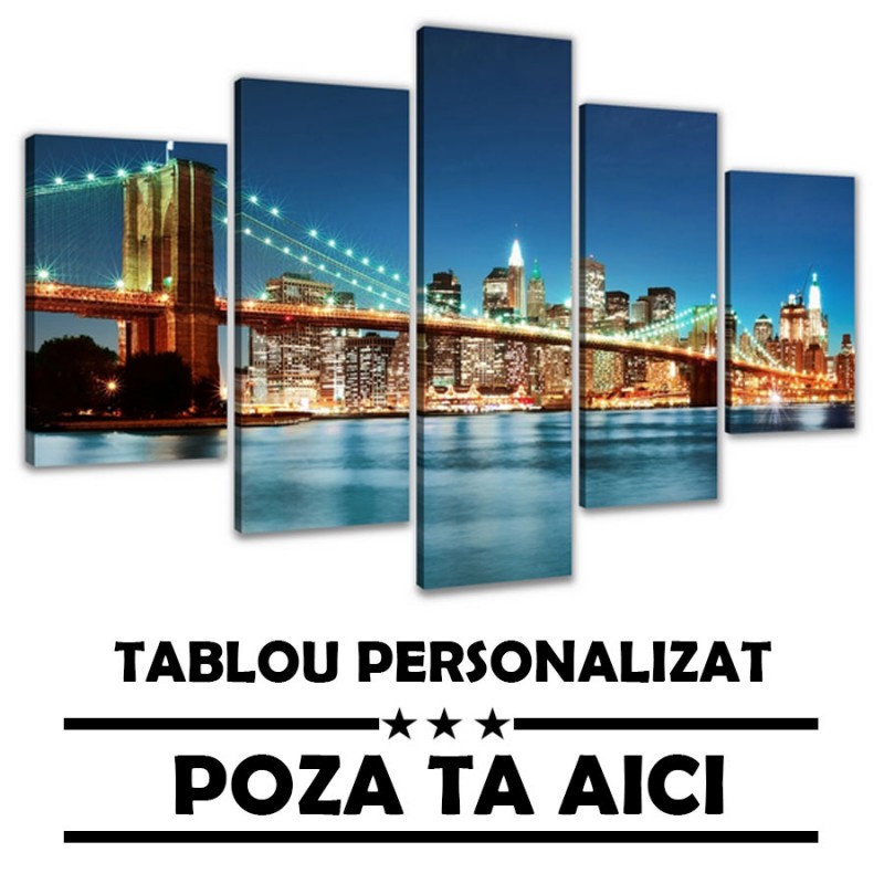 Set Tablouri Multicanvas 5 Piese cu Poza Ta 