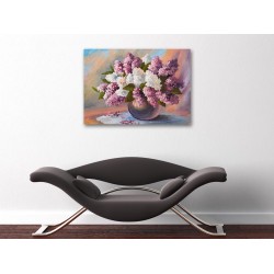 Tablou Canvas Buchet Liliac