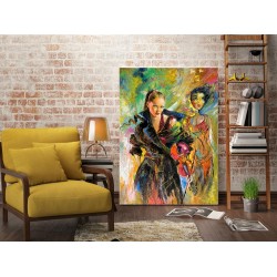 Tablou Canvas Fata Cu Vioara