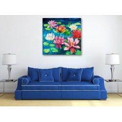 Tablou Canvas Flori Pe Apa Tablou Canvas Flori Pe Apa