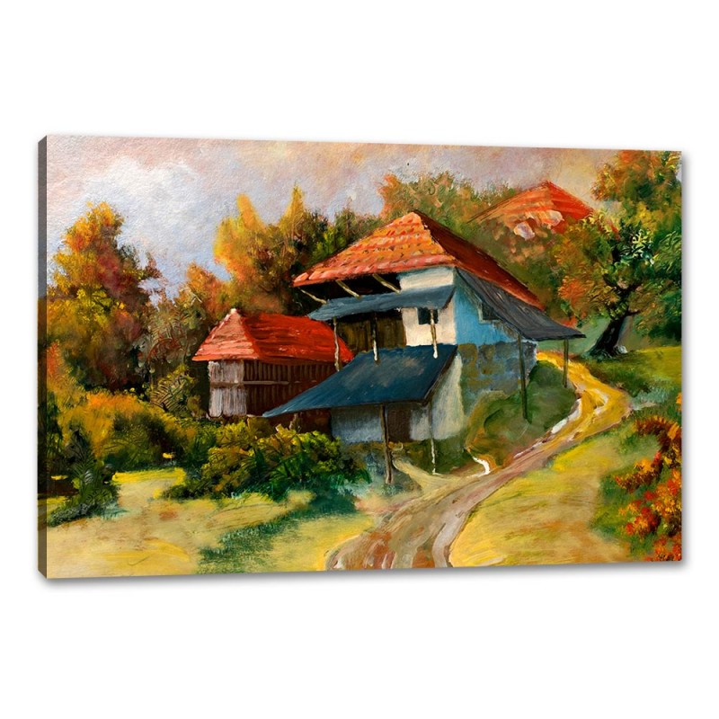 Tablou Canvas Pictura Casa In Natura