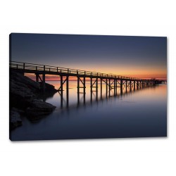 Tablou Canvas Pod De Lemn Langa Stanci