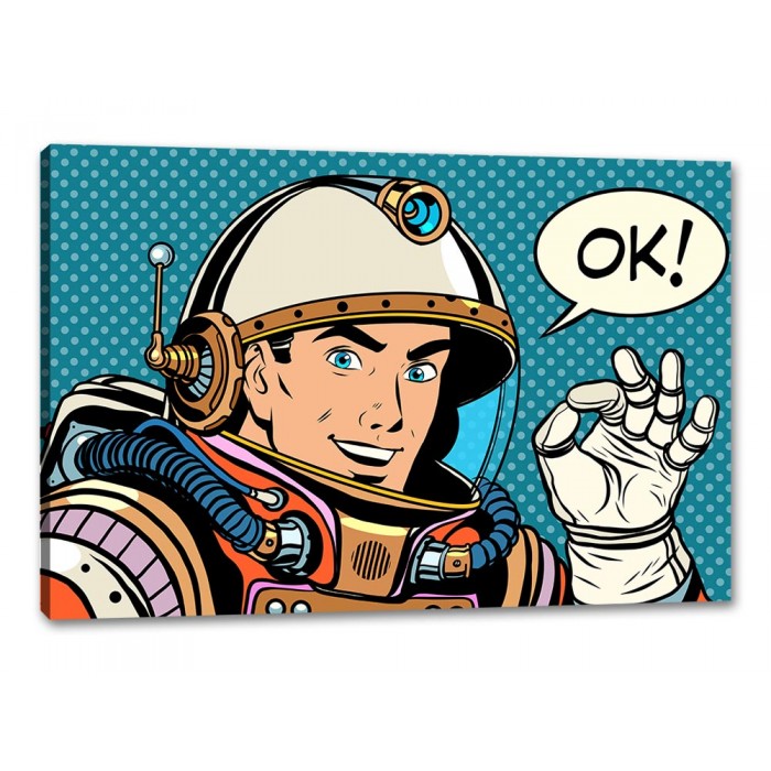Tablou Canvas Astronaut Pop Art