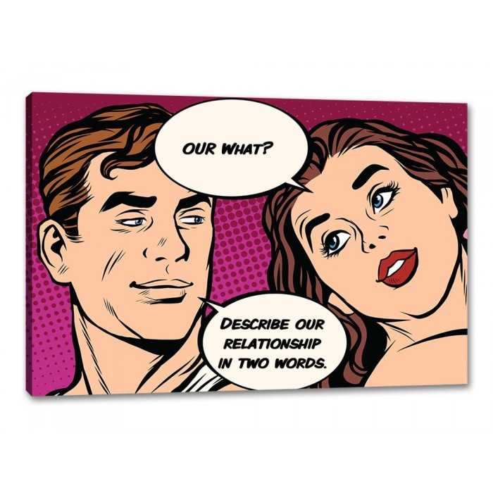 Tablou Canvas Dialog In Cuplu