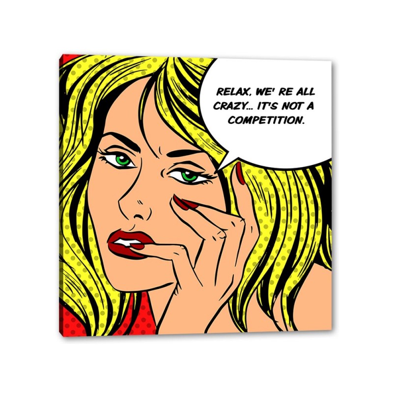 Tablou Canvas Femeie Pop Art