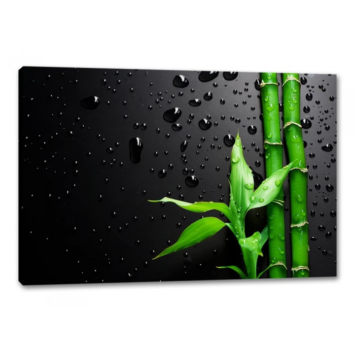 Tablou Canvas Frunze De Bambus