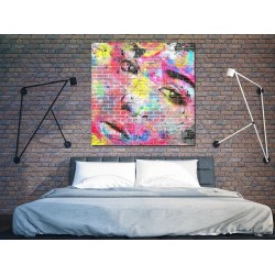 Tablou Canvas Color Face