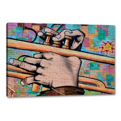 Tablou Canvas Arta Stradala, Trompeta