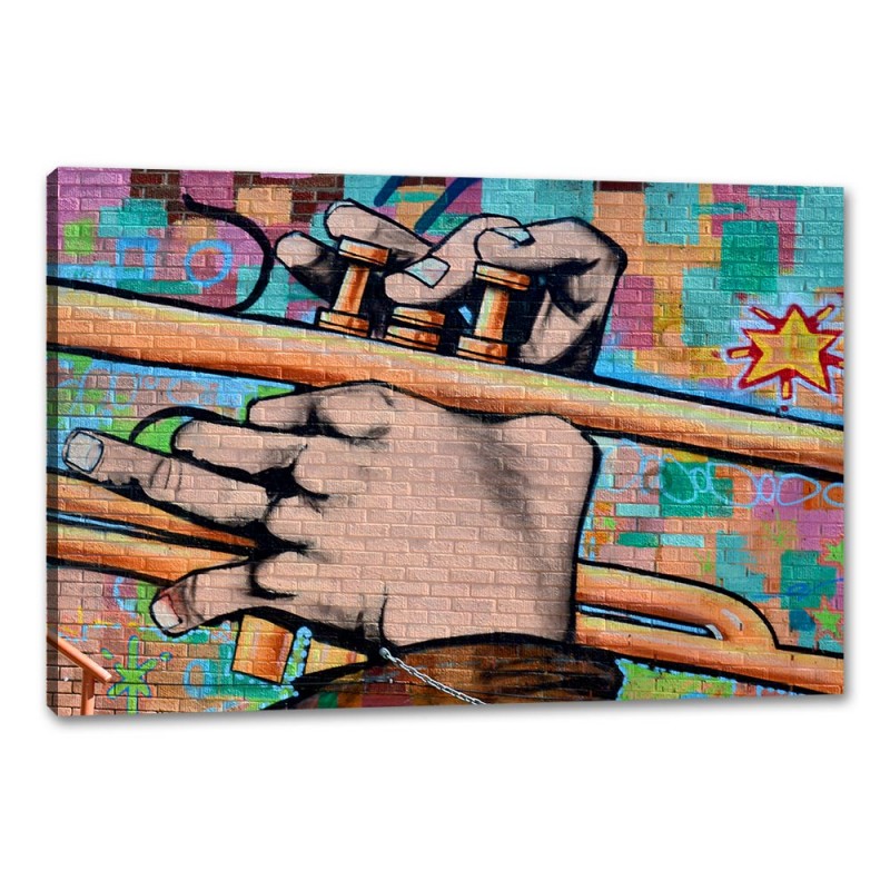 Tablou Canvas Arta Stradala, Trompeta