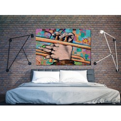 Tablou Canvas Arta Stradala, Trompeta