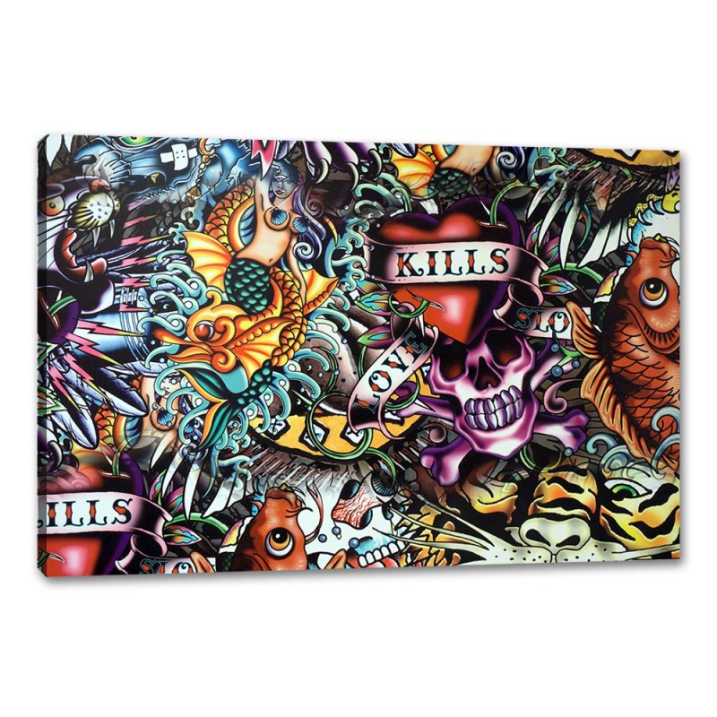 Tablou Canvas Arta stradala, Tattoo