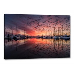 Tablou Canvas Apus In Port