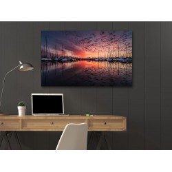 Tablou Canvas Apus In Port