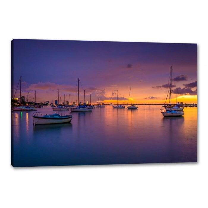 Tablou CanvasPortul Din Miami,Florida