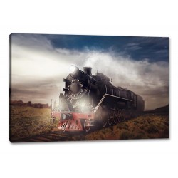 Tablou Canvas Locomotiva Cu Aburi
